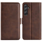 Dual-side Magnetic Buckle Horizontal Flip Leather Phone Case