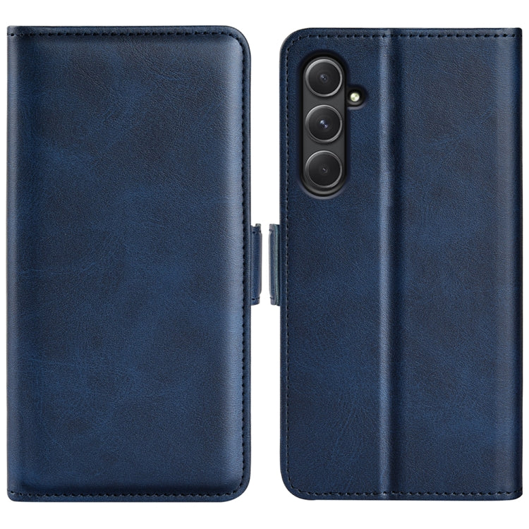 Dual-side Magnetic Buckle Horizontal Flip Leather Phone Case