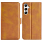 Dual-side Magnetic Buckle Horizontal Flip Leather Phone Case