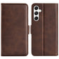 Dual-side Magnetic Buckle Horizontal Flip Leather Phone Case