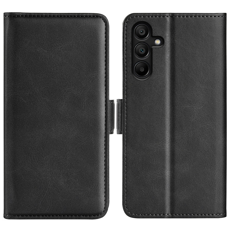 Dual-side Magnetic Buckle Horizontal Flip Leather Phone Case