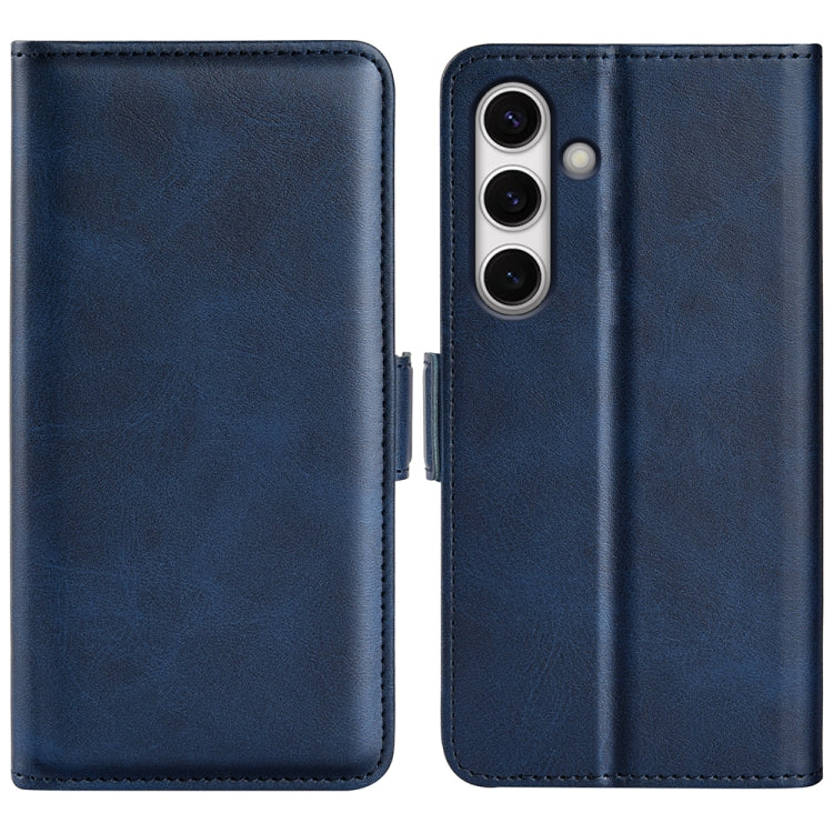 Dual-side Magnetic Buckle Horizontal Flip Leather Phone Case