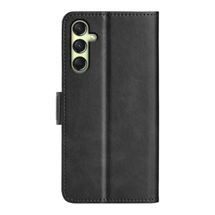 Dual-side Magnetic Buckle Horizontal Flip Leather Phone Case
