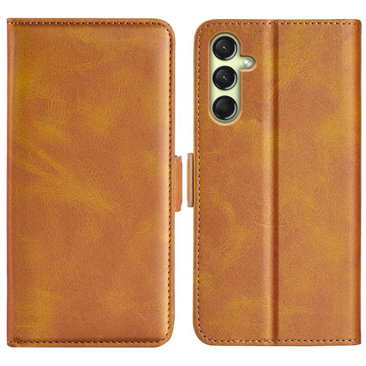 Dual-side Magnetic Buckle Horizontal Flip Leather Phone Case