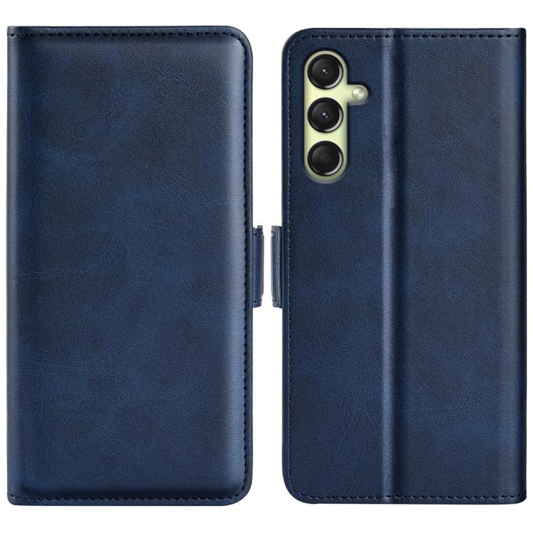 Dual-side Magnetic Buckle Horizontal Flip Leather Phone Case
