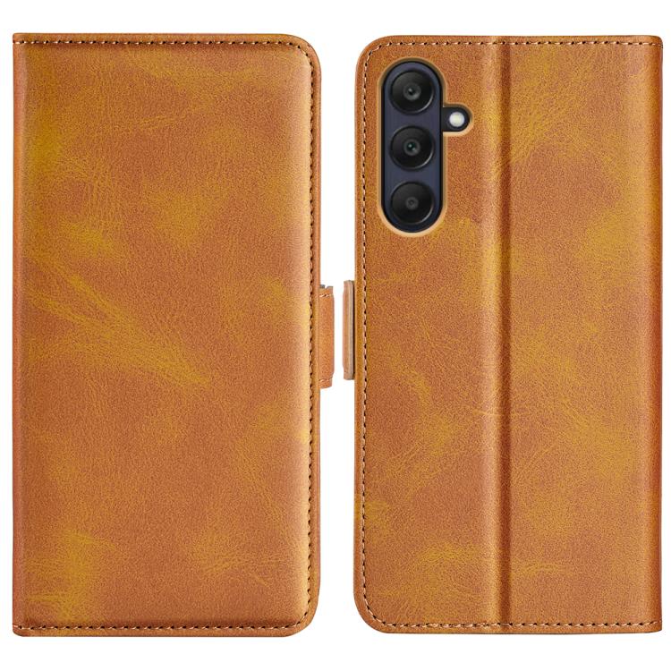 Dual-side Magnetic Buckle Horizontal Flip Leather Phone Case