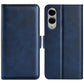 Dual-side Magnetic Buckle Horizontal Flip Leather Phone Case