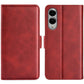 Dual-side Magnetic Buckle Horizontal Flip Leather Phone Case