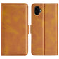Dual-side Magnetic Buckle Horizontal Flip Leather Phone Case