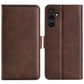 Dual-side Magnetic Buckle Horizontal Flip Leather Phone Case