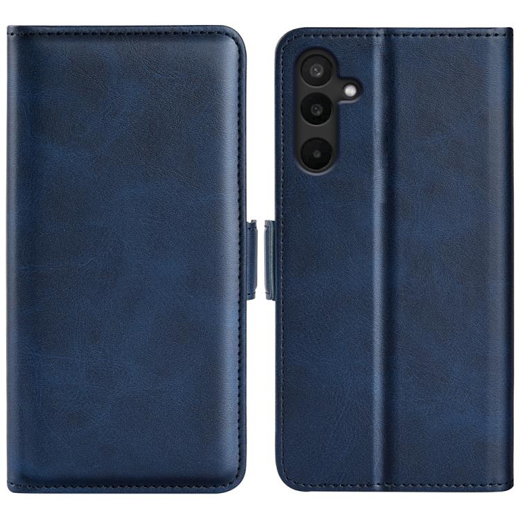 Dual-side Magnetic Buckle Horizontal Flip Leather Phone Case