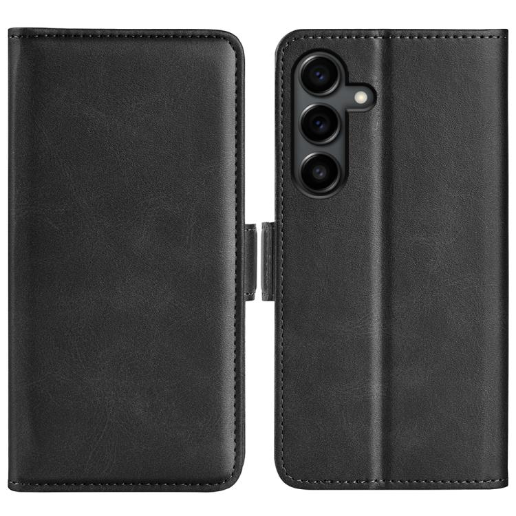 Dual-side Magnetic Buckle Horizontal Flip Leather Phone Case