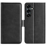 Dual-side Magnetic Buckle Horizontal Flip Leather Phone Case