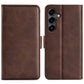 Dual-side Magnetic Buckle Horizontal Flip Leather Phone Case