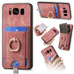 Retro Splitable Magnetic Card Bag Leather Phone Case