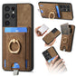 Retro Splitable Magnetic Card Bag Leather Phone Case