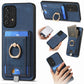 Retro Splitable Magnetic Card Bag Leather Phone Case