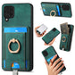Retro Splitable Magnetic Card Bag Leather Phone Case