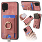 Retro Splitable Magnetic Card Bag Leather Phone Case