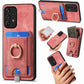Retro Splitable Magnetic Card Bag Leather Phone Case
