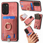 Retro Splitable Magnetic Card Bag Leather Phone Case