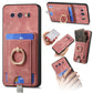 Retro Splitable Magnetic Card Bag Leather Phone Case