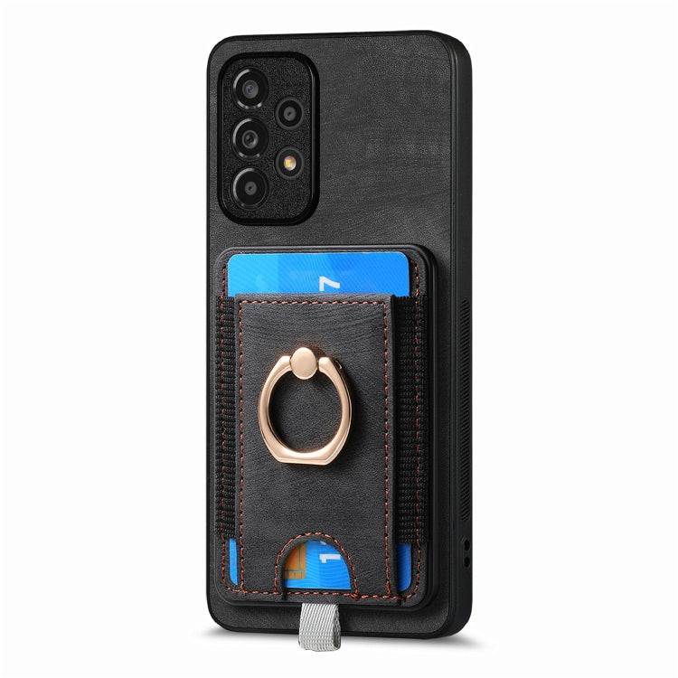 Retro Splitable Magnetic Card Bag Leather Phone Case