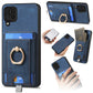 Retro Splitable Magnetic Card Bag Leather Phone Case