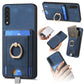 Retro Splitable Magnetic Card Bag Leather Phone Case