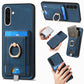 Retro Splitable Magnetic Card Bag Leather Phone Case