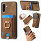 Retro Splitable Magnetic Card Bag Leather Phone Case