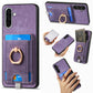 Retro Splitable Magnetic Card Bag Leather Phone Case