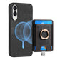 Retro Splitable Magnetic Card Bag Leather Phone Case