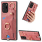 Retro Skin-feel Ring Card Bag Phone Case with Hang Loop