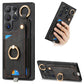 Retro Skin-feel Ring Card Bag Phone Case with Hang Loop