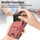 Retro Skin-feel Ring Card Bag Phone Case with Hang Loop