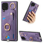 Retro Skin-feel Ring Card Bag Phone Case with Hang Loop