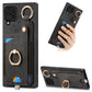 Retro Skin-feel Ring Card Bag Phone Case with Hang Loop