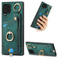 Retro Skin-feel Ring Card Bag Phone Case with Hang Loop