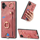 Retro Skin-feel Ring Card Bag Phone Case with Hang Loop