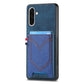 Denim Texture Leather Skin Phone Case with Card Slot