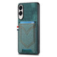 Denim Texture Leather Skin Phone Case with Card Slot