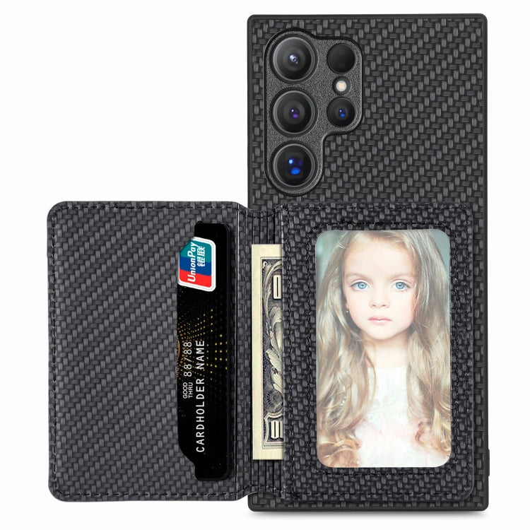 Carbon Fiber Magnetic Card Wallet RFID Blocking Phone Case, For Samsung Galaxy S25 Edge 5G, For Samsung Galaxy A56 5G, For Samsung Galaxy A36, For Samsung Galaxy S25 5G, For Samsung Galaxy S25+ 5G, For Samsung Galaxy S25 Ultra 5G�����������������������...