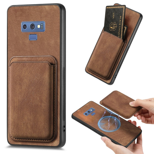 Retro Leather Card Bag Magnetic Phone Case