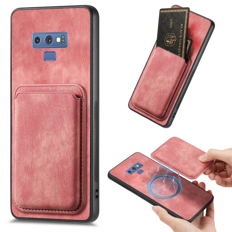 Retro Leather Card Bag Magnetic Phone Case