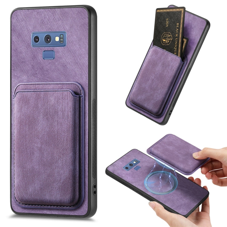Retro Leather Card Bag Magnetic Phone Case