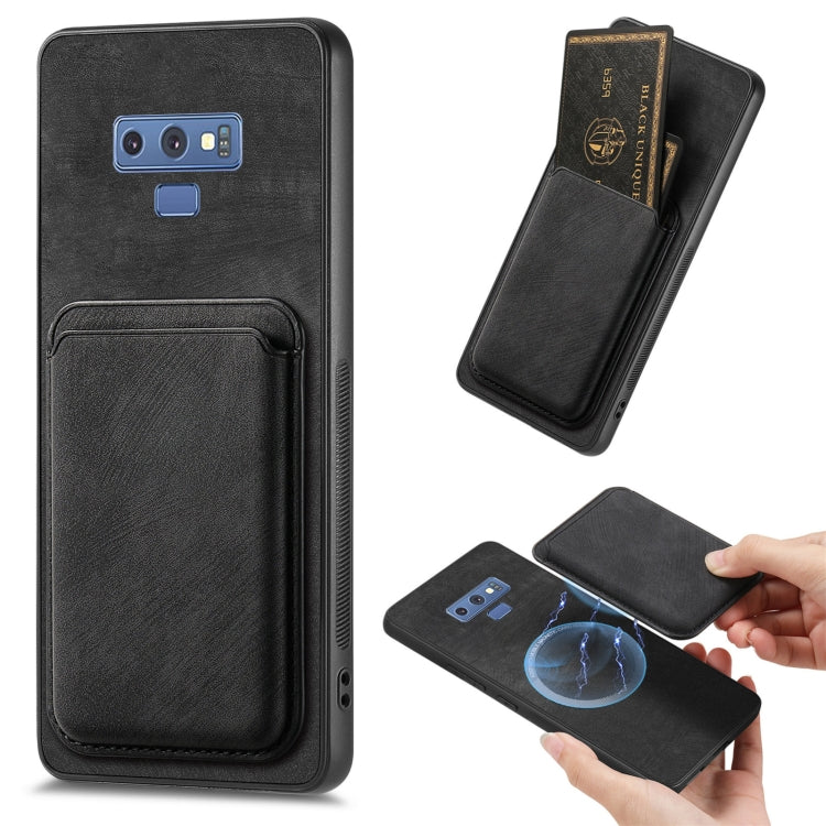 Retro Leather Card Bag Magnetic Phone Case
