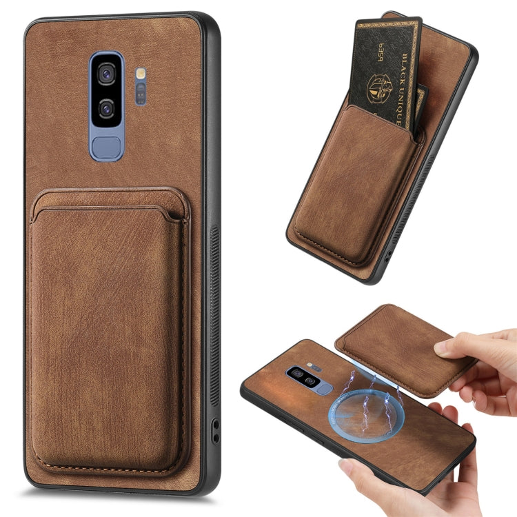 Retro Leather Card Bag Magnetic Phone Case