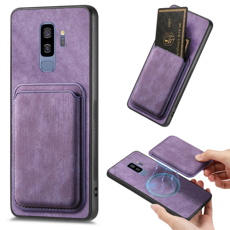 Retro Leather Card Bag Magnetic Phone Case