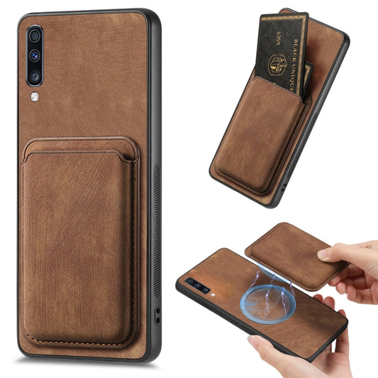 Retro Leather Card Bag Magnetic Phone Case